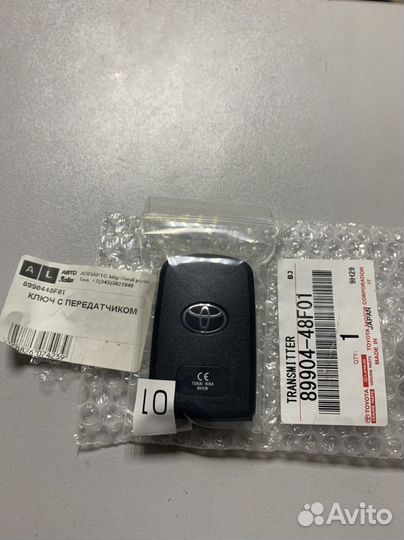 Ключ с передатчиком Toyota Highlander 89904-48F01