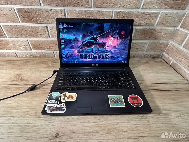 Ноутбук DNS W650SH(core I3+GT740M-2GB+8GB+SSD 128)