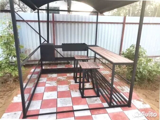 Мангал С крышей