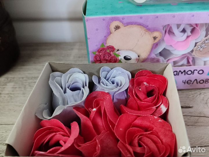 Пенные мыльные розы