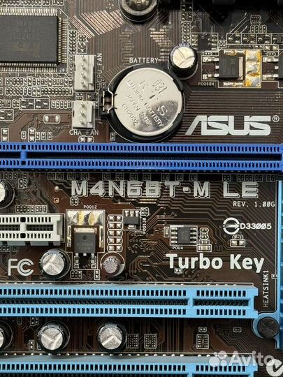 Материнская плата AM3 asus M4N68T-M LE