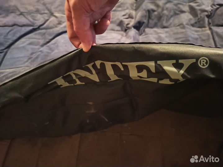 Надувной матрас intex + насос