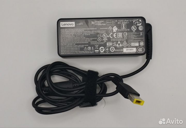 Зарядное устройство ноутбука Lenovo 20V 2.25A