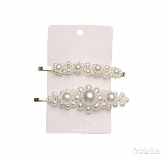 Заколки для волос жемчуг