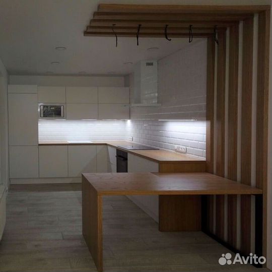 Кухонный гарнитур на заказ. Долговечные материалы