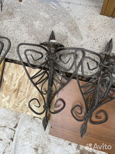 Светильники настенные ковка