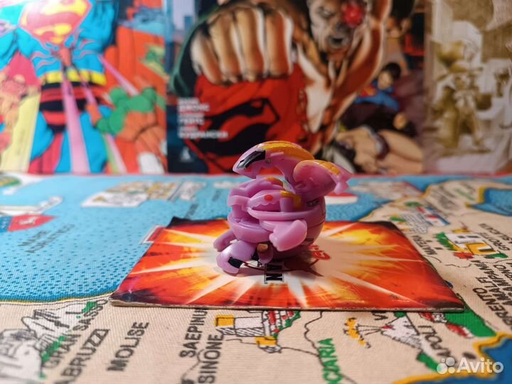 Bakugan Персиваль даркус. Розовый. Оригинал