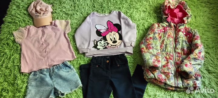 Вещи пакетом для девочки 98-104
