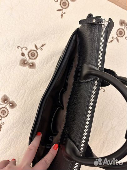 Мужской кожаный портфель Malgrado