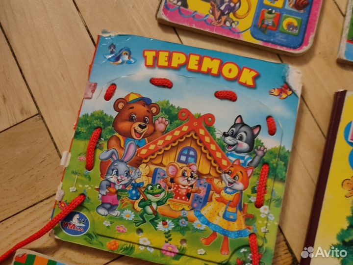 Детские книги, музыкальные и карточки обучающие