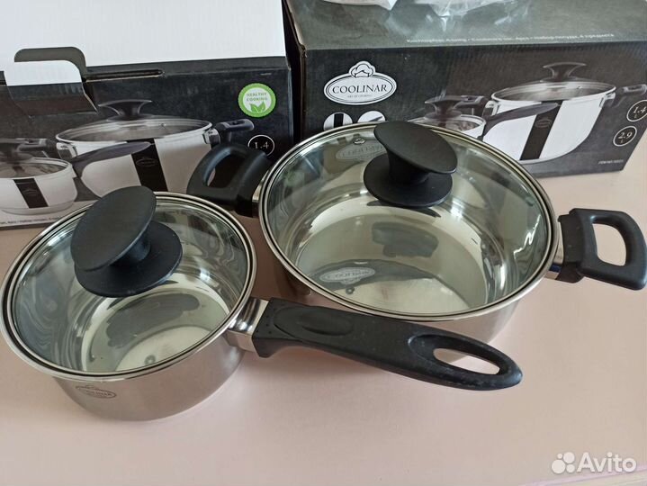 Набор посуды Coolinar кастрюля и ковш