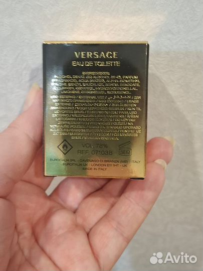 Миниатюры парфюмерии Versace