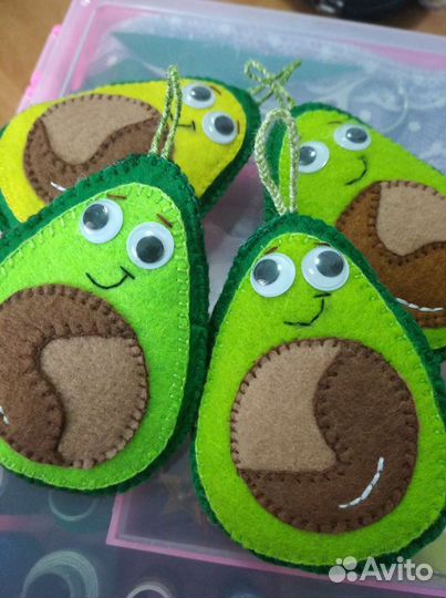 Забавные авокадики Ручной работы