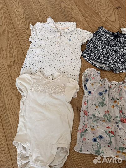 Вещи пакетом на девочку hm 86-92