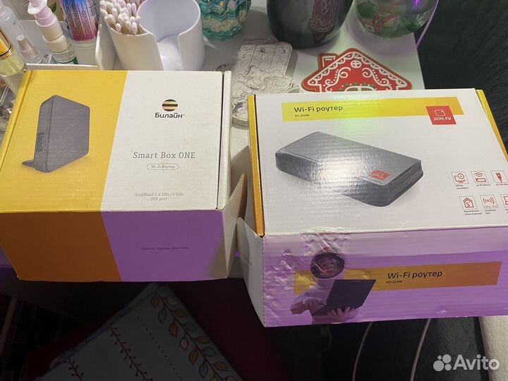 Роутер и тв приставки Билайн ; Дом ру