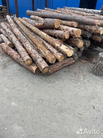 Столбы деревянные сосновые