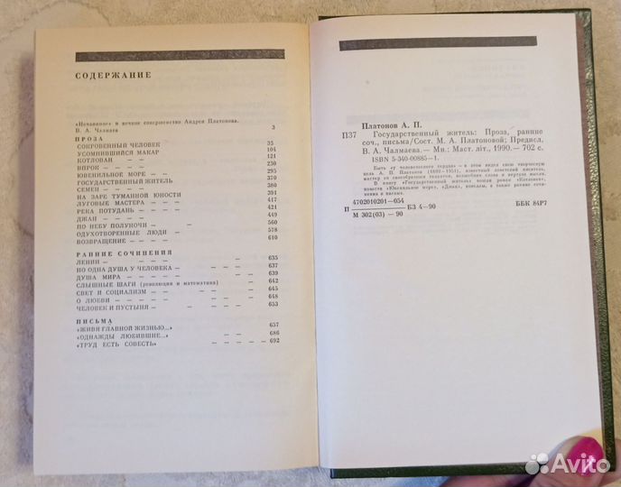 Платонов А. Государственный житель