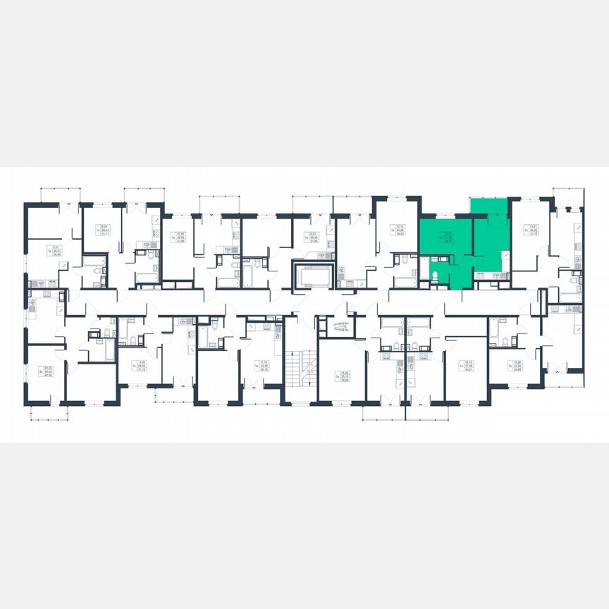 1-к. квартира, 33,2 м², 4/8 эт.