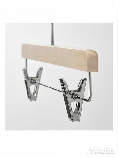 Вешалки плечики деревянные IKEA бумеранг для брюк