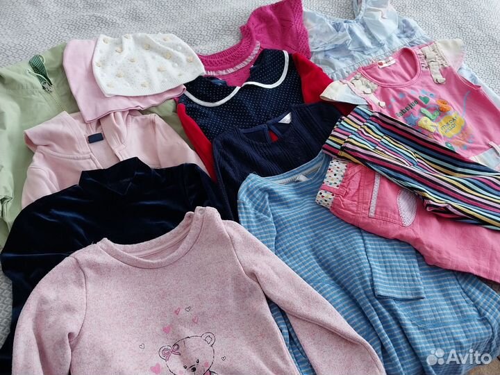 Детские вещи пакетом на девочку 110