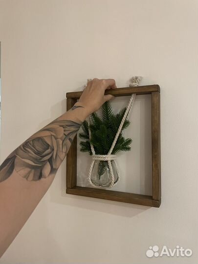 Новогодний декор, Гидропонная ваза, Рамка