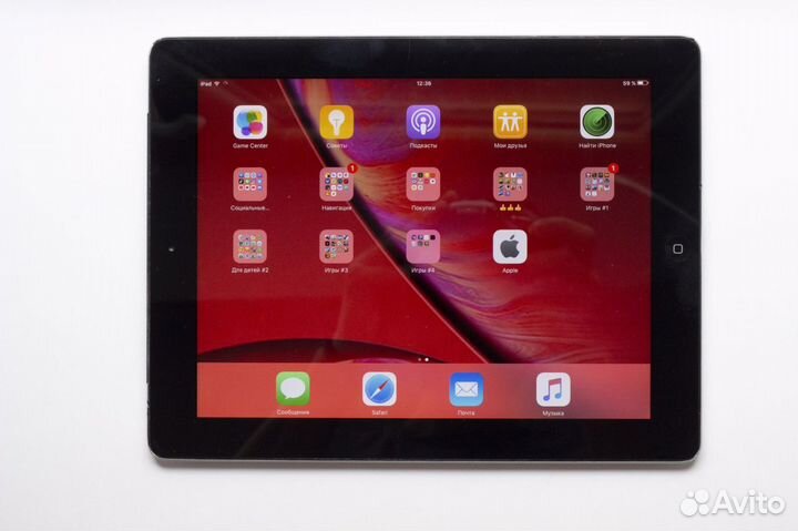 iPad 2 WiFi с играми + стилус