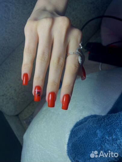 Маникюр наращивание ногтей