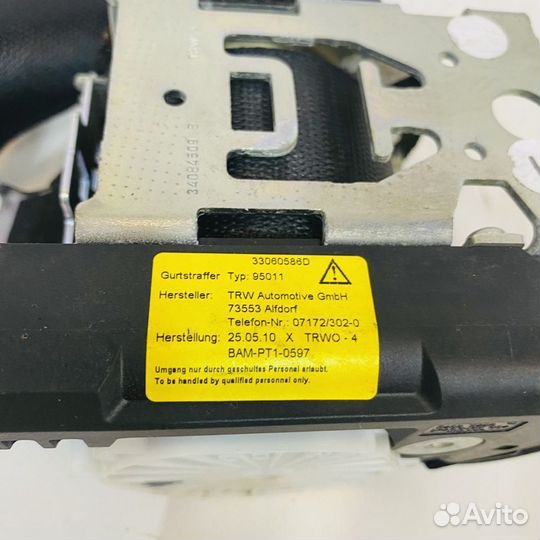 Ремни безопасности задние Mercedes W204