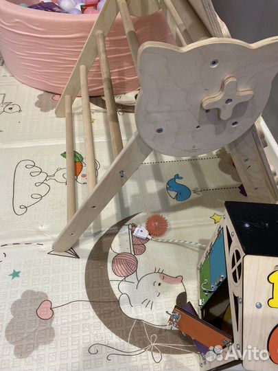 Треугольник пиклер + горка -скалодром