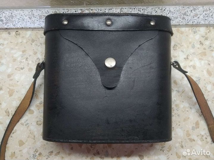 Кожаный кофр от бинокля Беркут бпц 12х40 сомз СССР