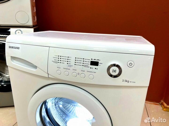 Стиральная машина узкая бу Samsung. Гарантия