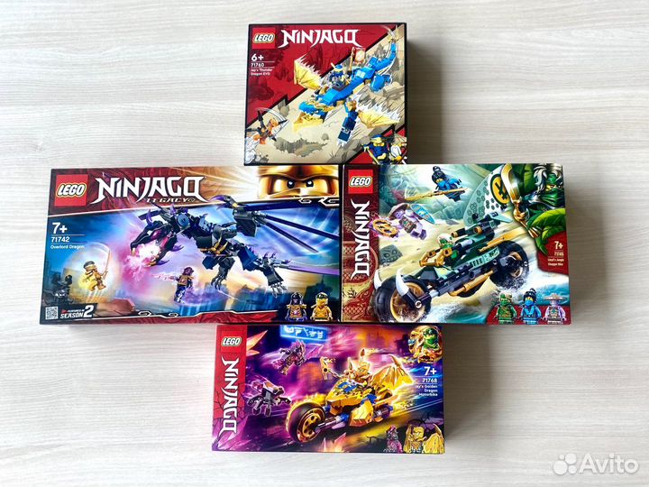 Lego 71742 71745 71760 71768 Ninjago Новый