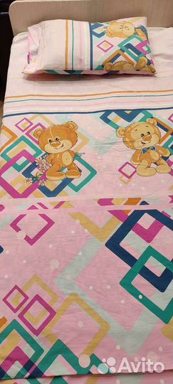 Детский постельный комплект новый, поплин