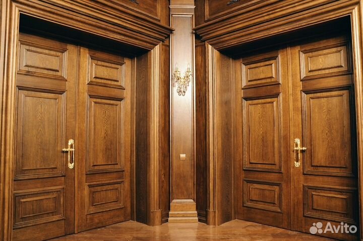 Входная дверь из липы на заказ