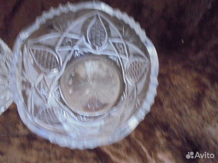 Хрустальная конфетница, салатница