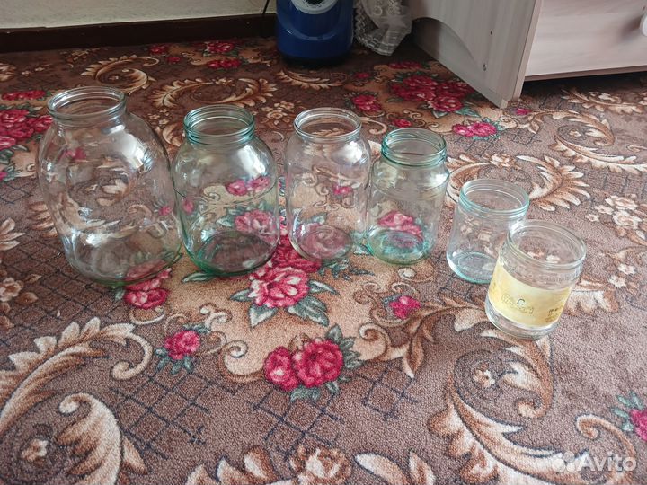 Банка стеклянная 3л-15.,2л-25р,1,5-20р.1л-15 р