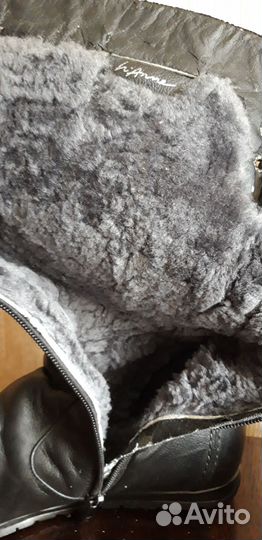 Сапоги женские, зима/натуральная кожа, р.36/евр.38