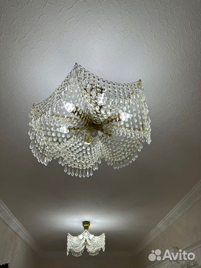 Люстра хрустальная чехия