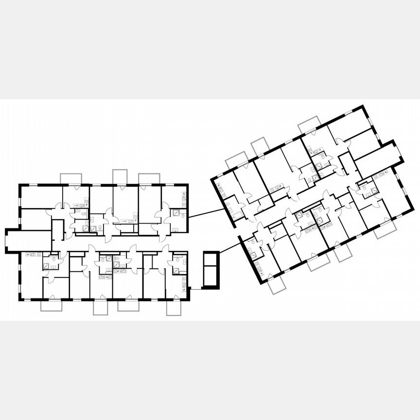 2-к. апартаменты, 56,9 м², 2/6 эт.