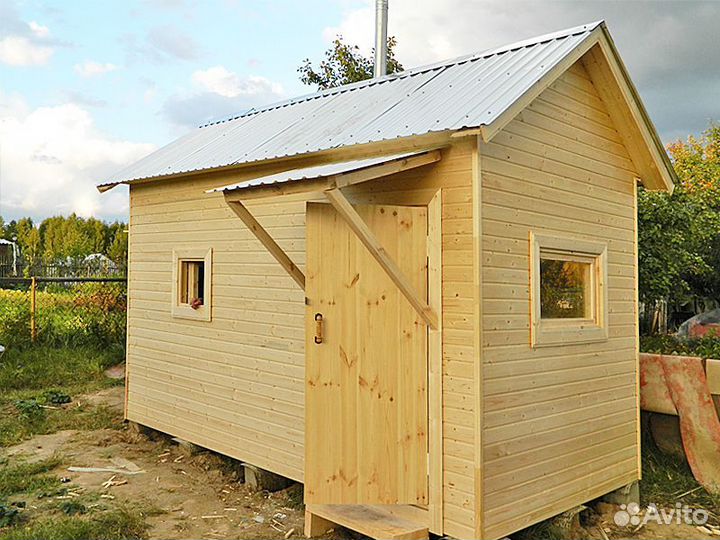 Каркасные бани хоз блоки