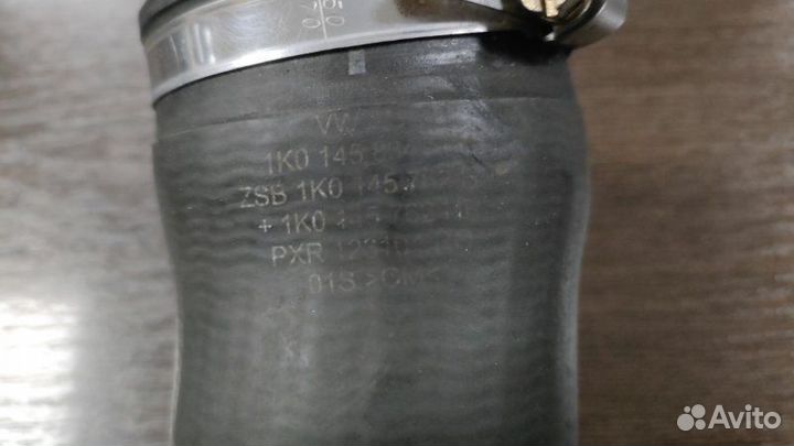 Патрубок интеркулера Skoda Octavia II рестайлинг