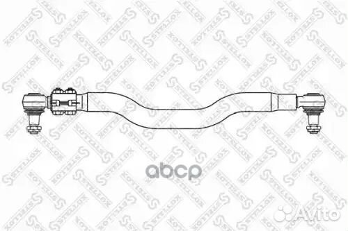 Тяга рулевая поперечная L1575 d60 конус38 изг-4MB