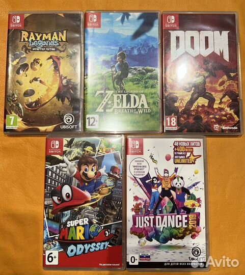 Игры на nintendo switch картриджы