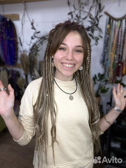 Заплетение дреды косы кудри