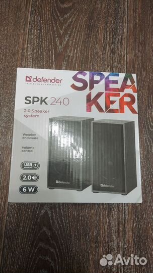 Компьютерные колонки SPK240 defender