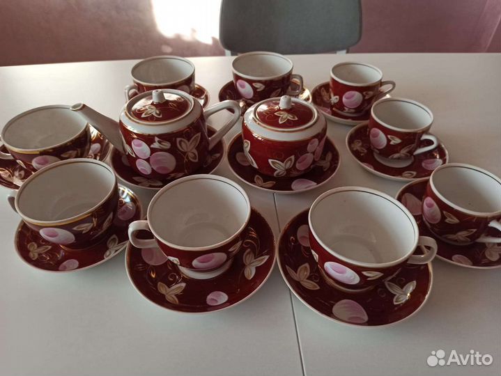 Чайный сервиз вербилки СССР