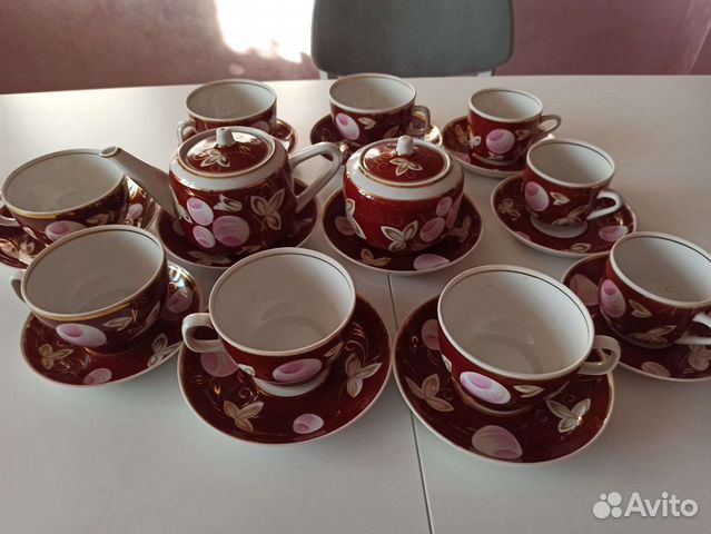 Чайный сервиз вербилки СССР