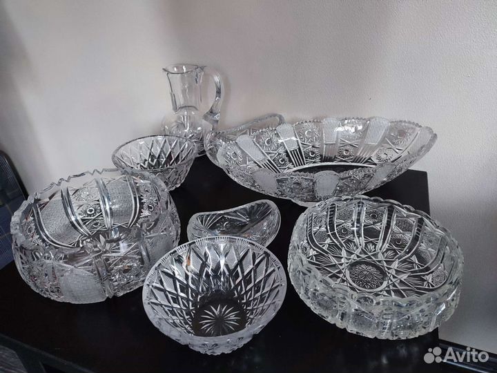 Советский, чешский хрусталь