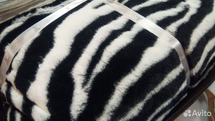 Покрывало Tango Zoo Зебра 240х260см. меховое