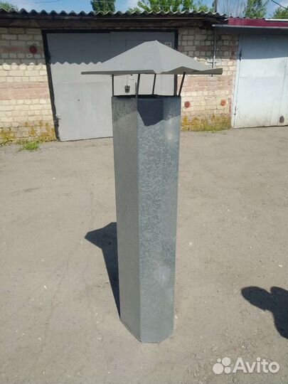 Короб для дымохода оцинкованный